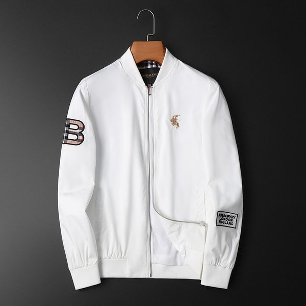 

new embroidery fashion trend casual jacket coat boutique iug men's wear, Black