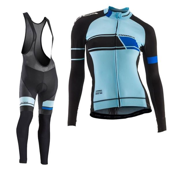 

racing sets fashion cycling wear suit long sleeve mountain bike breathable men's, Black;blue