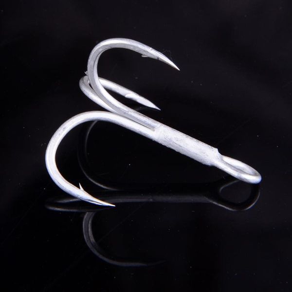 

fishing hooks balleo 20pcs/lot 1#/2#/4#/6#/8#/10 cp point treble hook 2x strong for huge big sea tuna with inverted t groove