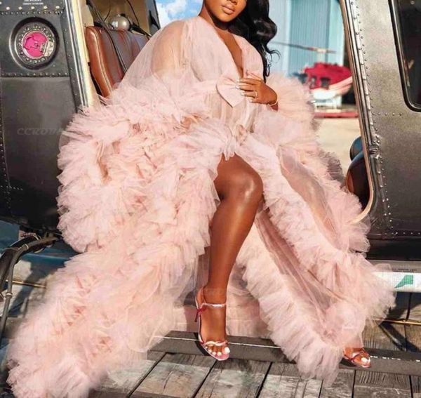 

women's sleepwear women pajamas transparent nightgown gauze ladies robe underwear long dressing gown wedding party pregnancy poshoot dr, Black;red