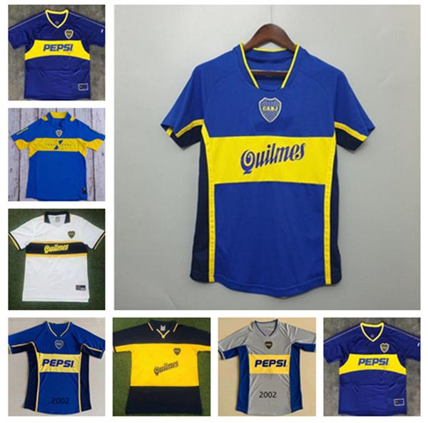 

Fans Version 1997 1998 Boca Juniors Retro Soccer Jersey Maradona ROMAN Caniggia 02 PALERMO Football Shirts Maillot Camiseta de Futbol 05 01, Black;yellow