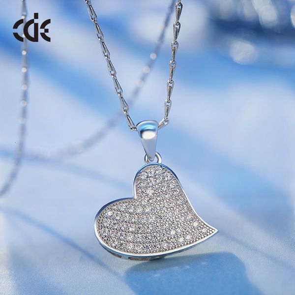 

necklace sidel fashion heart s925 sterling silver micro diamond series pendant