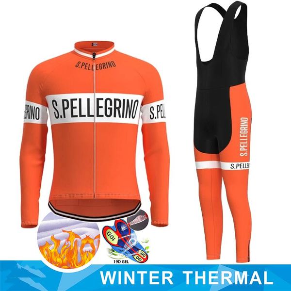 

racing sets long sleeves cycling jersey 2021 team winter thermal fleece bicycle clothing men's mtb roupa ciclismo masculino, Black;blue