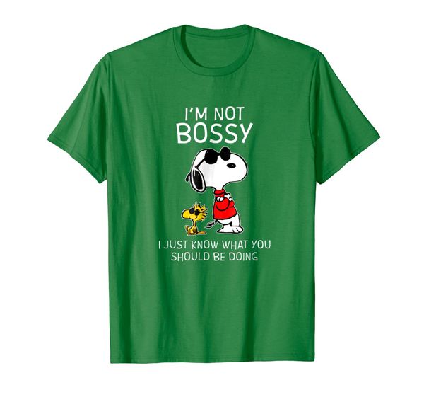 

i'm not bossy i just know what you should be doing t-shirt, White;black