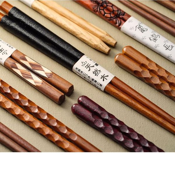 

chopsticks japanese wooden household one person public pot 10 pairs of