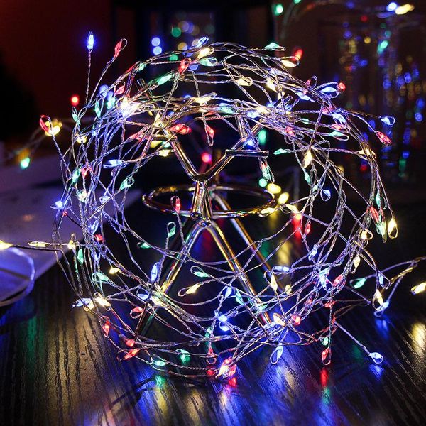 

party decoration holiday decor light string led colorful ball fairy wedding outdoor lamp