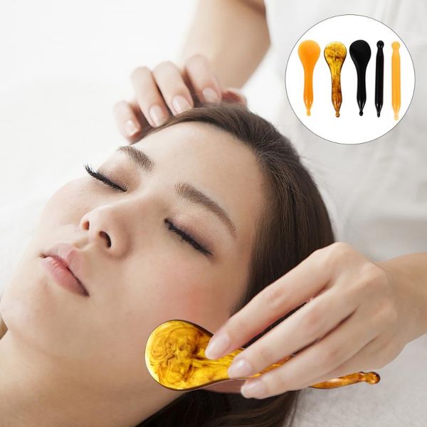 

full body massager 5pcs resin scrapping tools multi-function facial bars