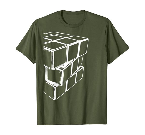 

Half Cube Puzzle Cubing Tshirt, Mainly pictures