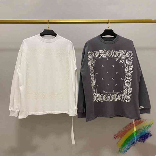 

t shirts luminous welldone t shirts men women 1:1 long sleeve cashew design we11done tees t-shirts, White;black