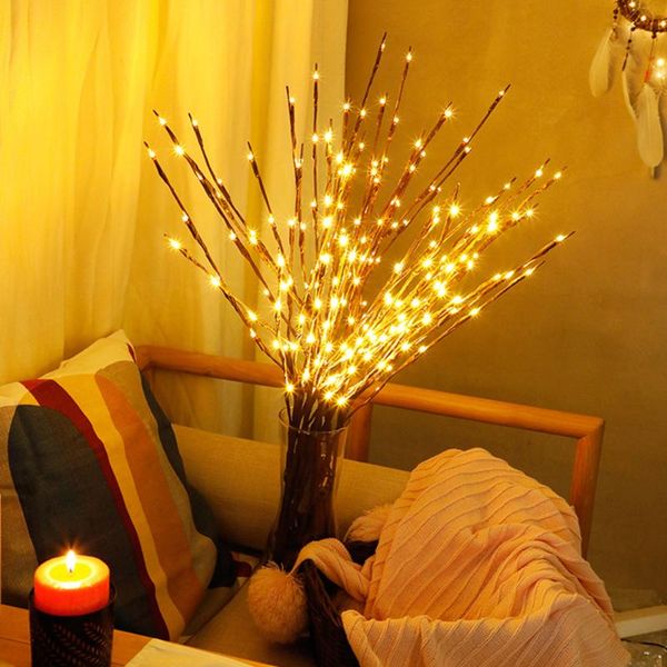 

party decoration artificial branch 20 led light string lantern nordic room bedroom night lamp decor festive supplies