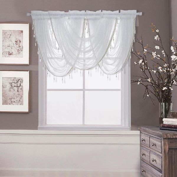 

curtain & drapes white window sheer voile for living room bedroom balcony bathroom