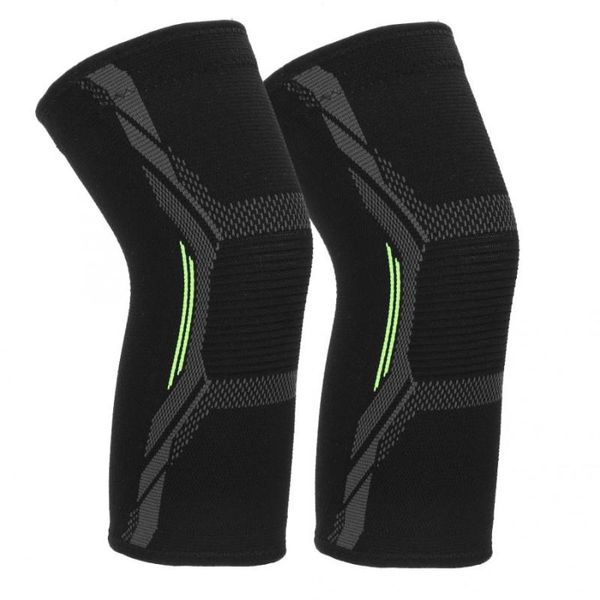 

elbow & knee pads 2pcs fitness support braces elastic nylon running cycling sport compression pad sleeve protector basketball volleyball, Black;gray