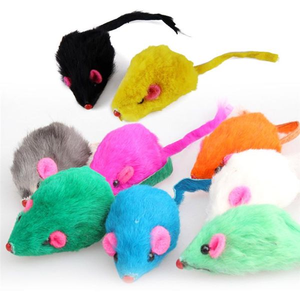 

cat toys fashion pet toy lovely bright color little funny cute mouse for cats