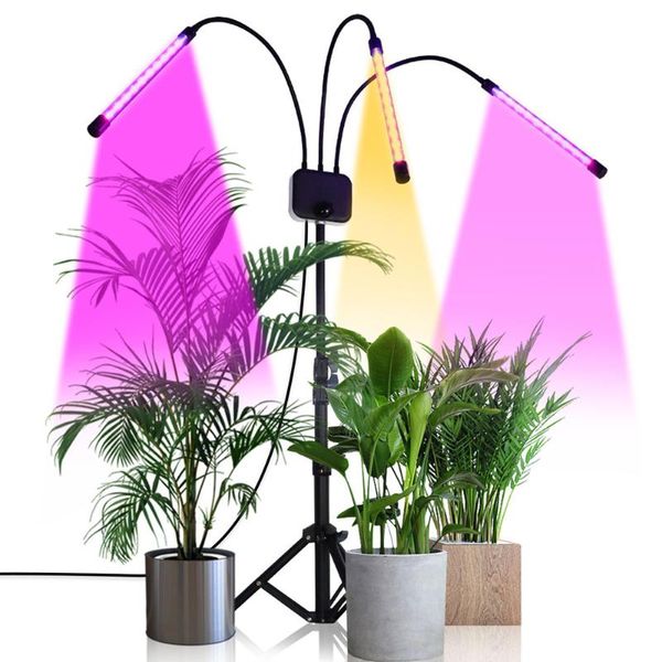 

grow lights 60w 10 level brightness floor type plant light growing lamps with tripod multi-function remote control indoor planting