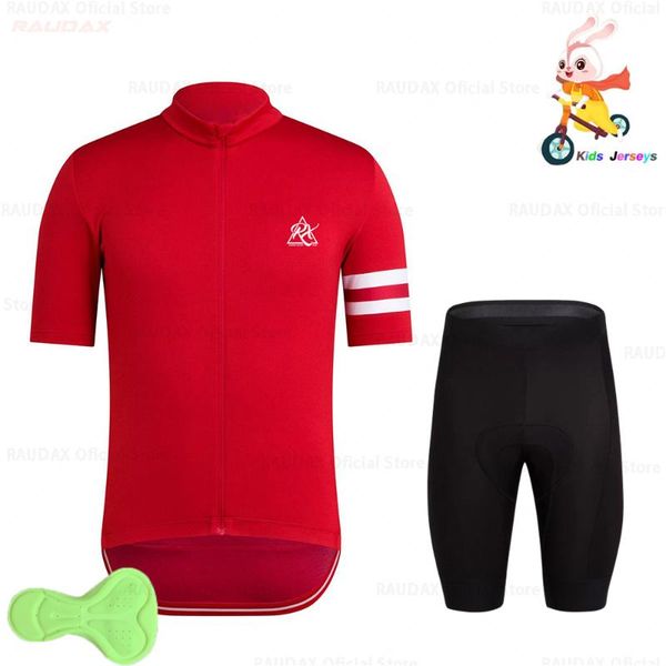 

racing sets 2021 summer children cycling jersey set breathable and quick dry boys bike clothing shorts kids team bicycle ropa ciclismo, Black;blue