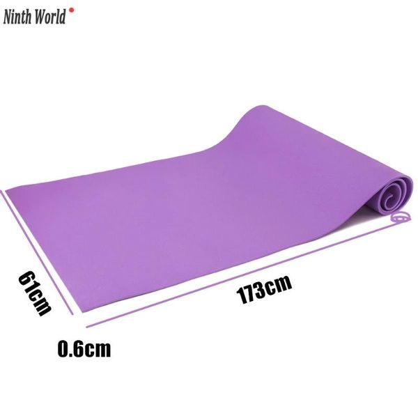 

173*61cm eva yoga mat tasteless fitness mats 6mm thick non-slip pad sports pads for exercise pilates gym