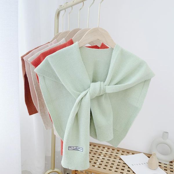

scarves fashion knitted winter scarf warm cashmere like women shawls long size foulard female lady bandana muffer d141, Blue;gray