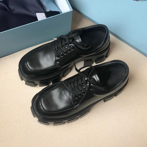 

2021 patent leather shoes luxury release chunky women punk moto black designer platform 3