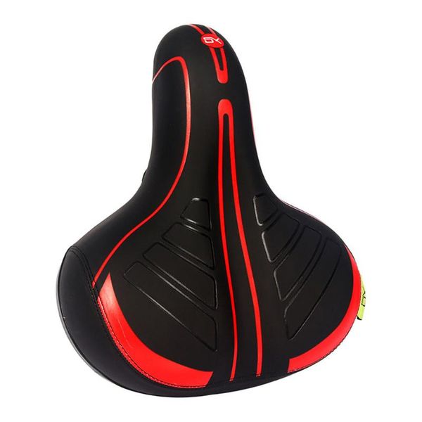 

bike saddles gobygo bicycle seat thick cushion soft absorption reflective tape warning road mountain accessories mtb saddle