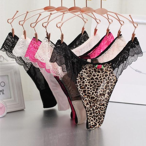 

women's panties 2021 cotton comfortable underwear female solid color underpants thong pantys lingerie fit design, Black;pink