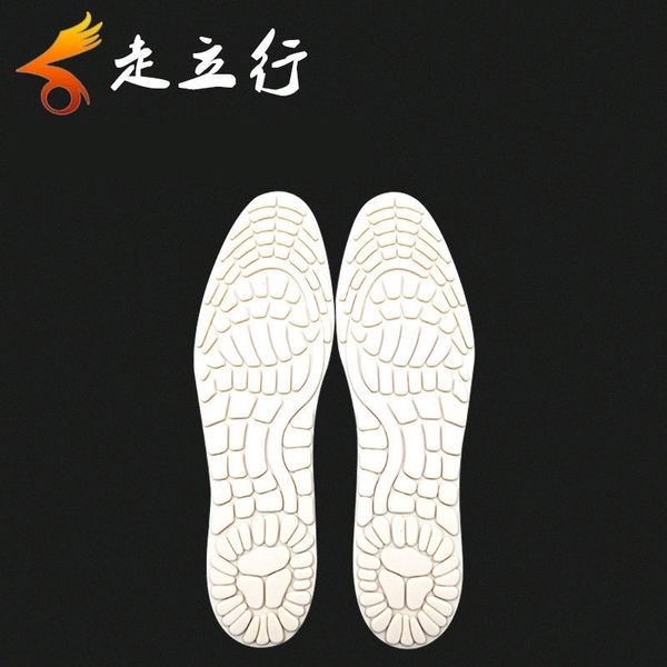 

Winter acupoint cutting leather shoes silica gel comfortable sports insole