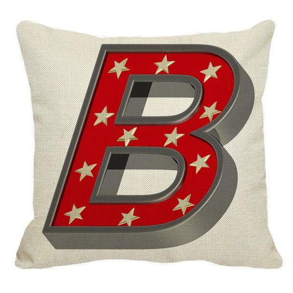 

45cmx45m various style letters pattern linen comfortable cushion cover home sofa decorative pillow yh177 cushion/decorative