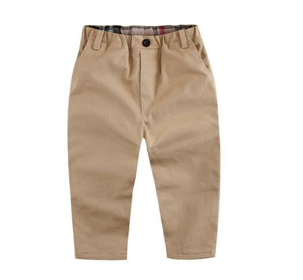 Pantaloni casual per ragazzi primavera autunno Pantaloni per il tempo libero scozzesi per bambini carini Abbigliamento per bambini Abbigliamento per bambini 2-8 anni