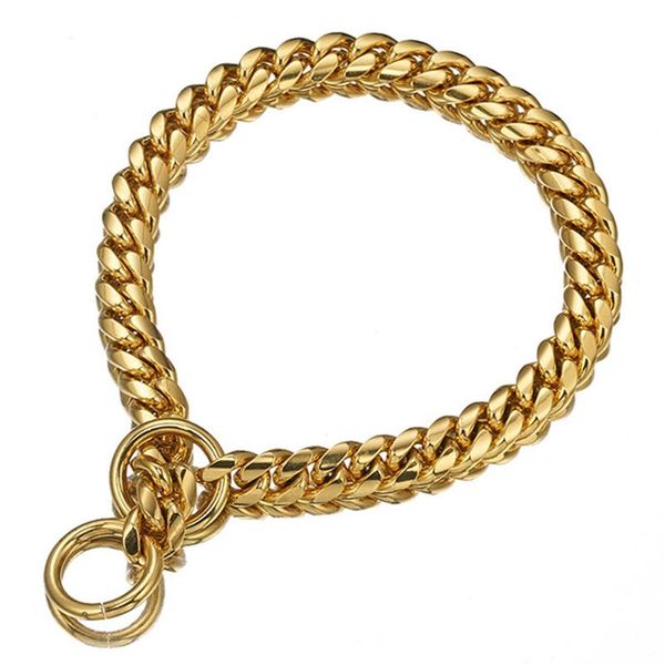 

cat costumes 10mm small and medium pet dog chain stainless steel titanium cuban collar necklace accessories