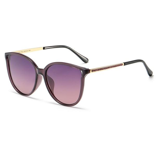 

outdoor eyewear manufacturer's metal cat eye sunglasses women's fashion korean diamond travel reflective lenses wholesale
