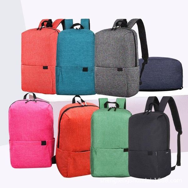 

backpack colorful small oxford cloth sports student bag