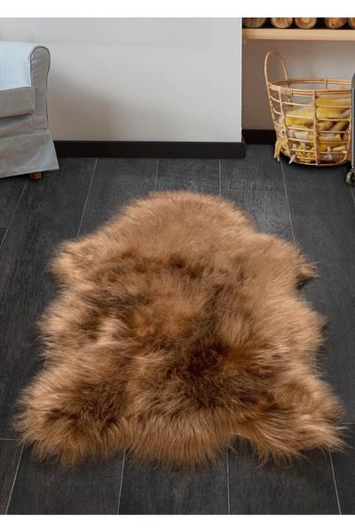 

carpets comfort brown soft shaggy plush post fur carpet rug