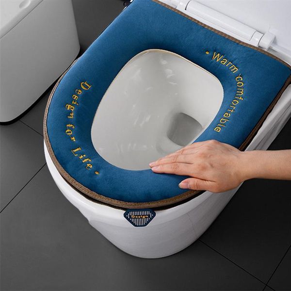 

embroidered toilet seat cushion household cover covers