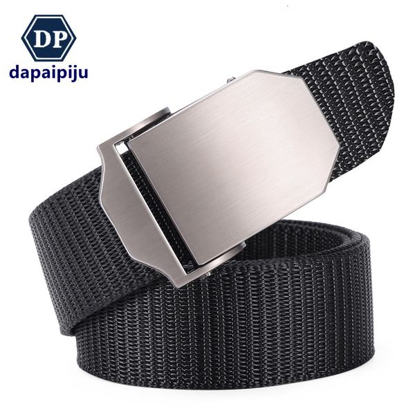 

durable fashion the felt yiwu dapai tactical belt 3.8cm quick drying breathable nylon thick wear-resistant canvas for men, Black;brown
