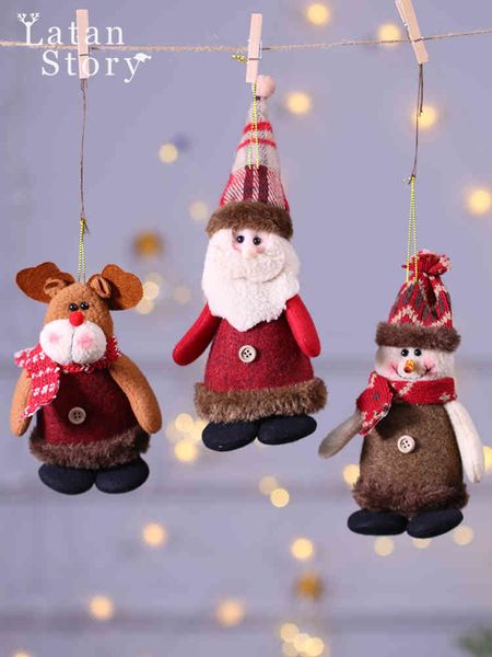 

factory outlet party decoration christmas cloth doll decoration pendant ornaments tree accessories props living room decorations 1sgd