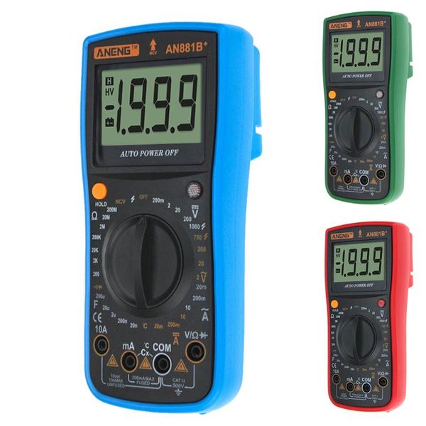

multimeters aneng an881b+digital multimeter handed temprature ac dc voltage currenttester