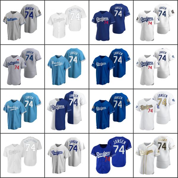 

los angeles dodgers men 74 kenley jansen white women youthjersey, Black;red