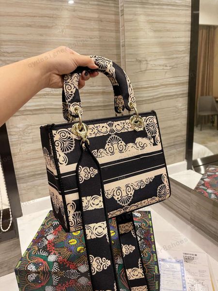 

women's two colors folding gift box packaging canvas embroidered bag with