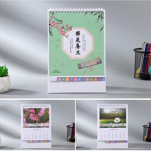 

wooden creatives calendar exquisite deskdesk dq-drop notepads, Purple;pink