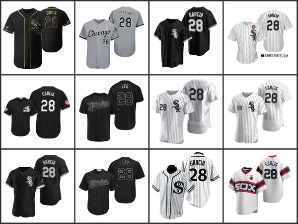 

chicago white sox men 28 leury garcia women youth jersey, Black;red