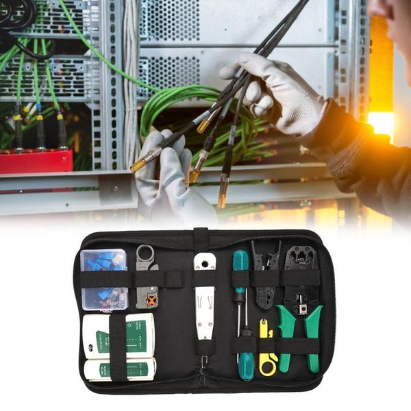 

professional hand tool sets 14pcs combination network cable installation kit pliers portable household repair