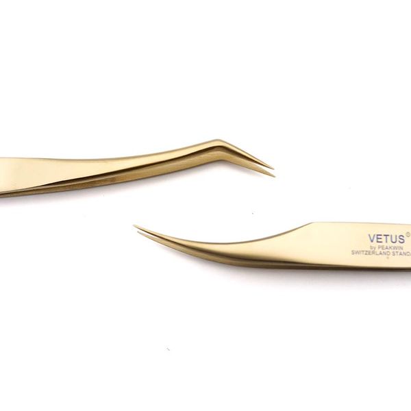 

eyebrow tools & stencils vetus 1pc ycs series stainless steel eyelash extension tweezers pliers professional matte precision lash tool