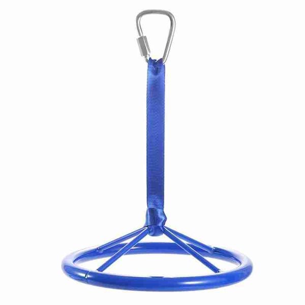 

cords, slings and webbing children outdoor fitness disc play sports equipment ninja wheel with safety carabiner