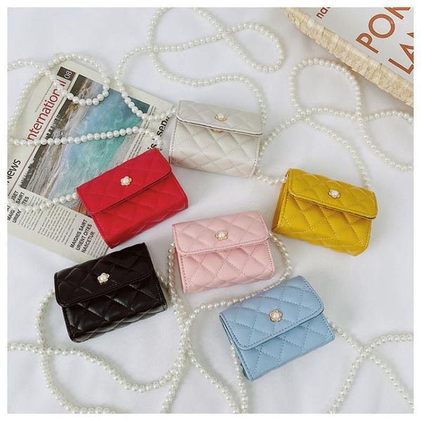 

korean style kids purses and handbags 2021 cute girls mini crossbody little girl small coin pouch bag toddler party purse, White