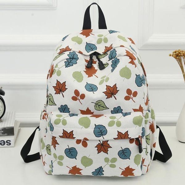 

backpack student female high school canvas small fresh bag
