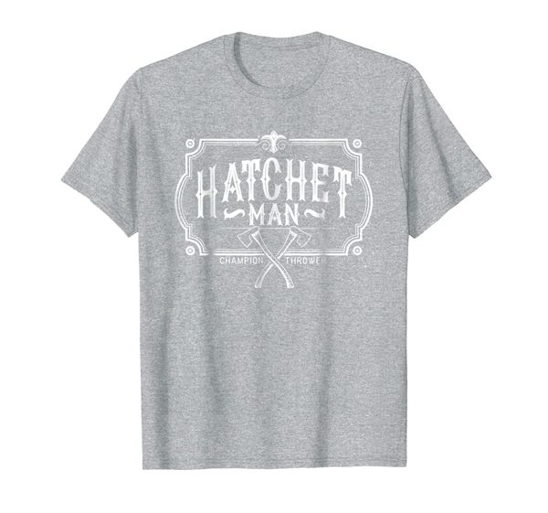 

the hatchet man gift for axe throwing and lumberjacks, White;black
