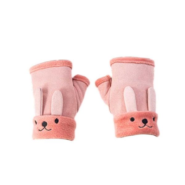 

outdoor pads usb rechargeable heated gloves cute women men fingerless arthritis suitable for typing winter war