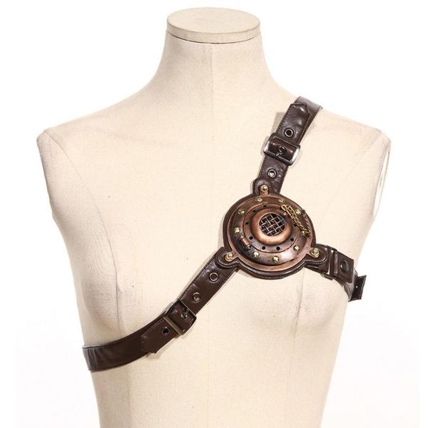 

steappunk performance wear accessories brackets belts, Black;brown