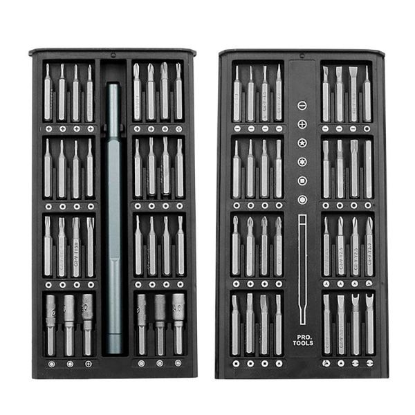 

hand tools 63 in 1 screwdriver set magnetic screw driver bits mobile phone computer tablet disassemble repair precision