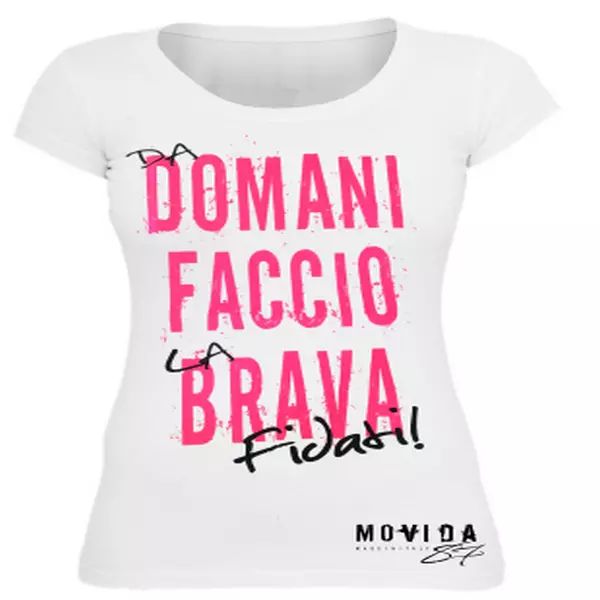 

T-Shirt Lady NightLife 87 tomorrow Good, White;black