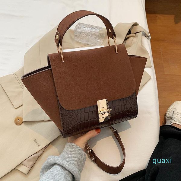 

evening bags women bag high quaility winter fashion cute splicing crocodile pattern handbags messenger shoulder